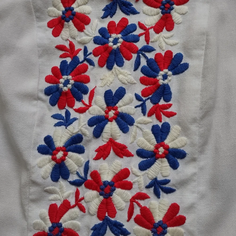 Vintage 1960s Mod White Shift Dress - Picture 4 of 5